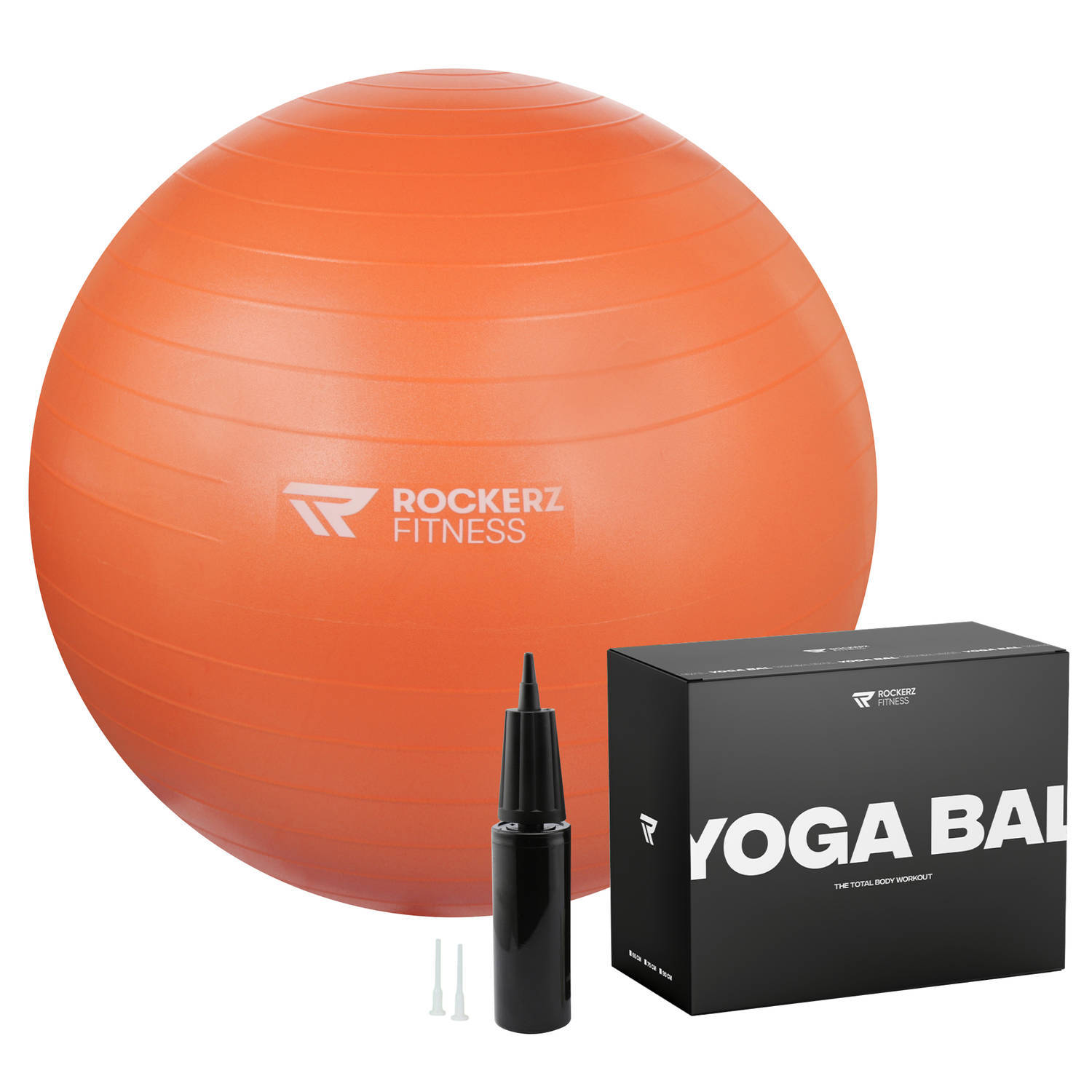 Fitnessbal Yoga Bal Gymbal Zitbal 65 Cm Kleur: Oranje