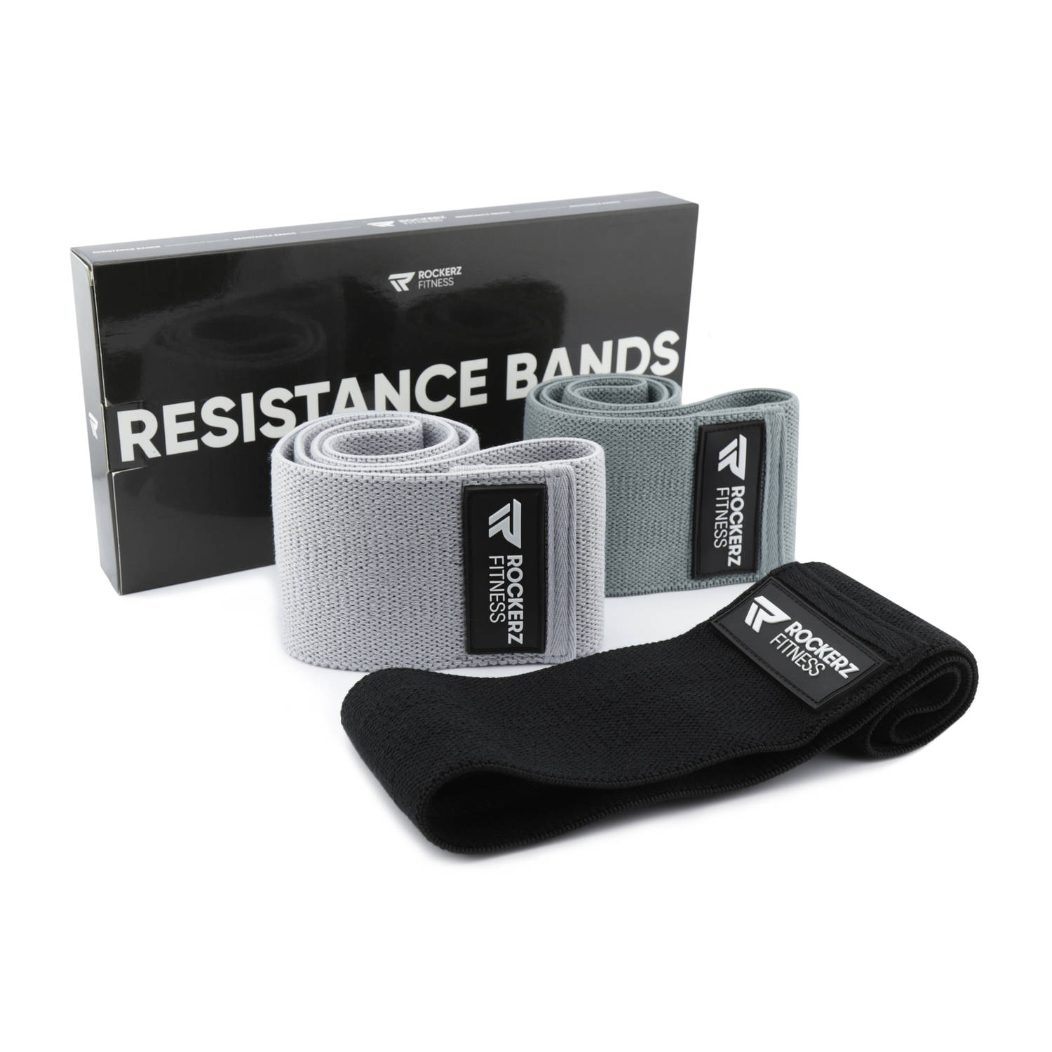 Weerstandsband Resistance Band Fitness Elastiek 3 Stuks Zwart