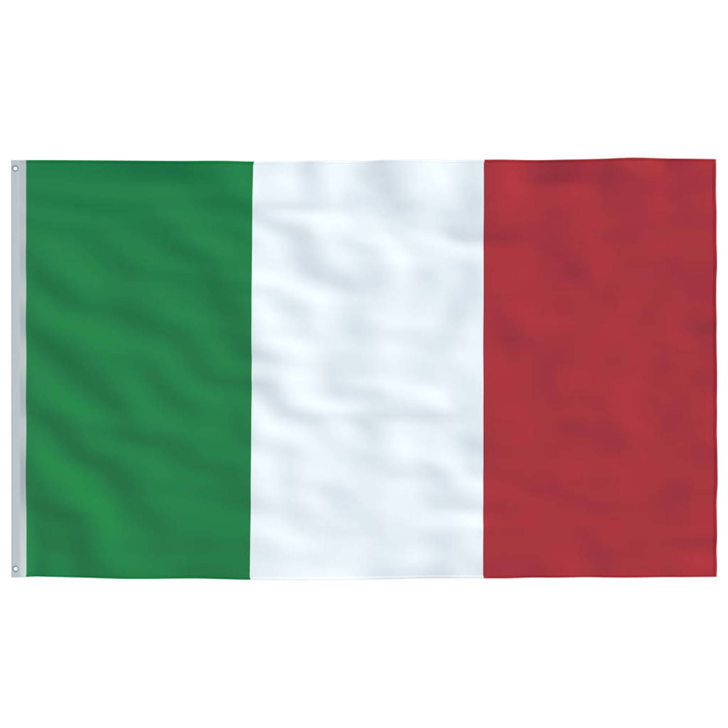 The Living Store Italiaanse Vlag - Tuin - Sport - 90x150 cm - Polyester