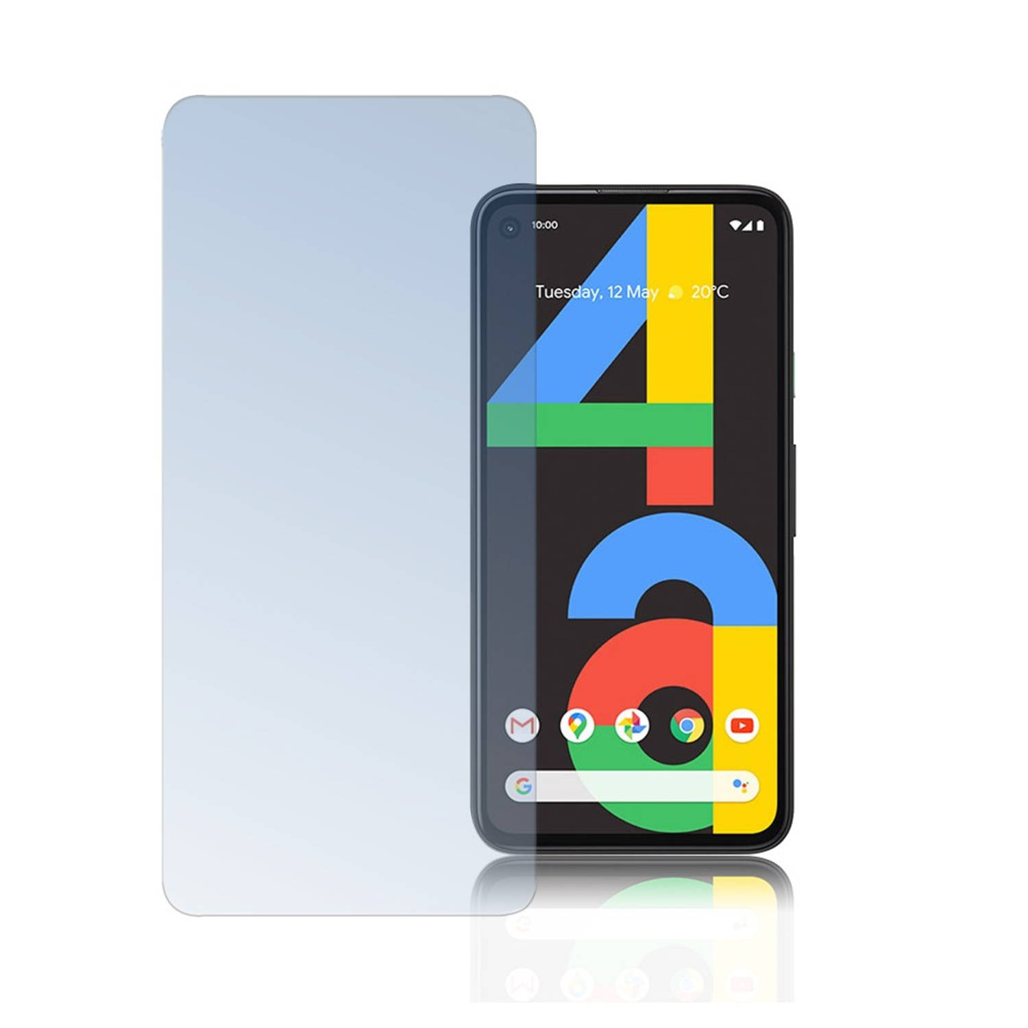 4Smarts Google Pixel 4A 9H van gehard glas - helder