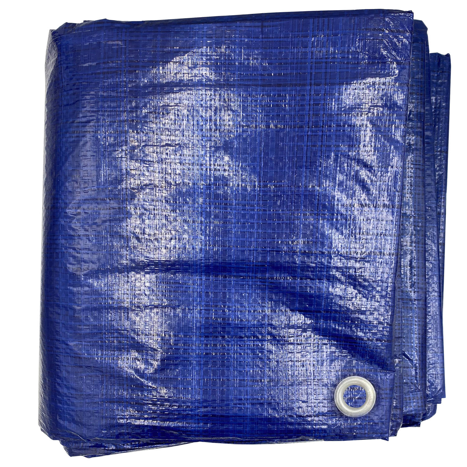 DULA Afdekzeil - 6 x 8 meter - afdekfolie - Blauw - Waterdicht dekzeil