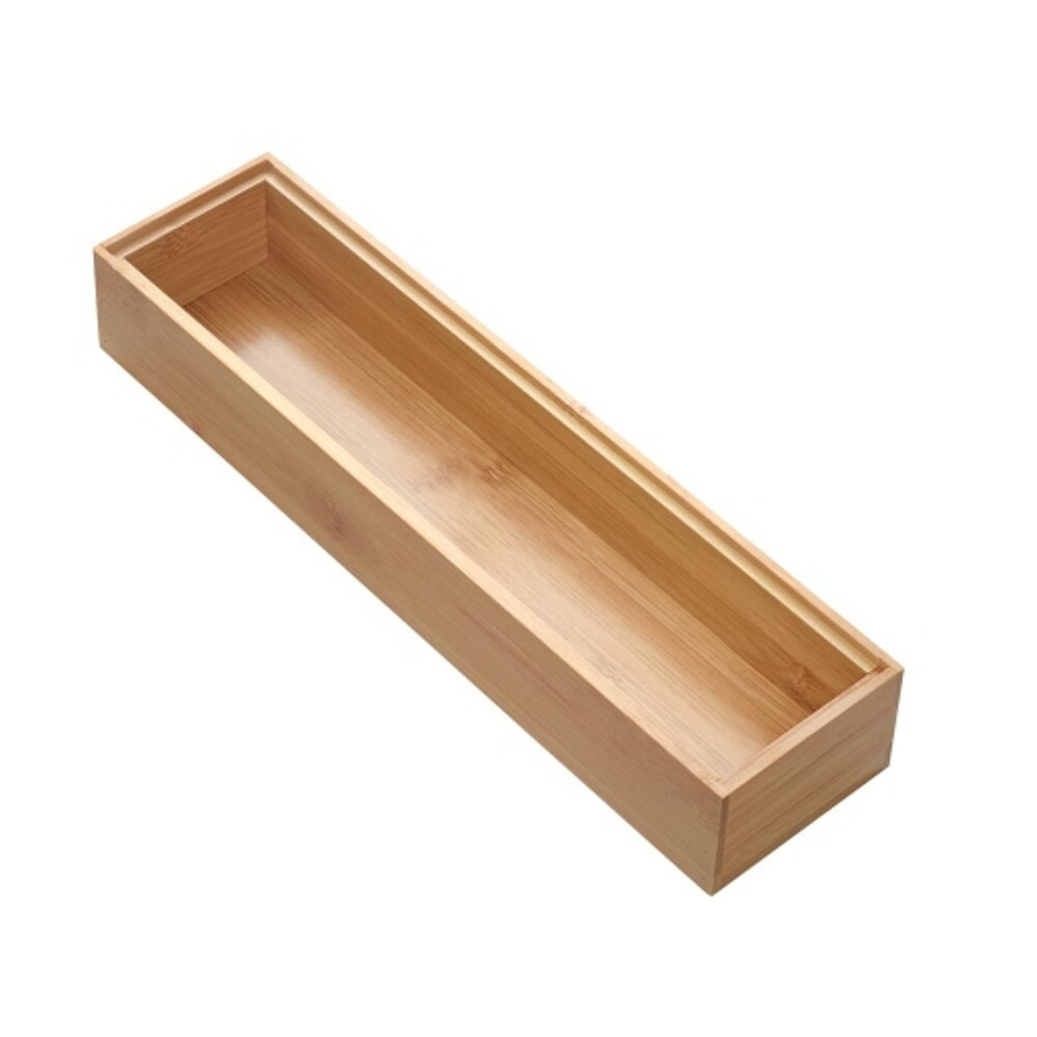 iDesign - Lade Organizer, Small, 7.5 x 30.5 x 5 cm, Bamboe, Beige - iDesign Formbu
