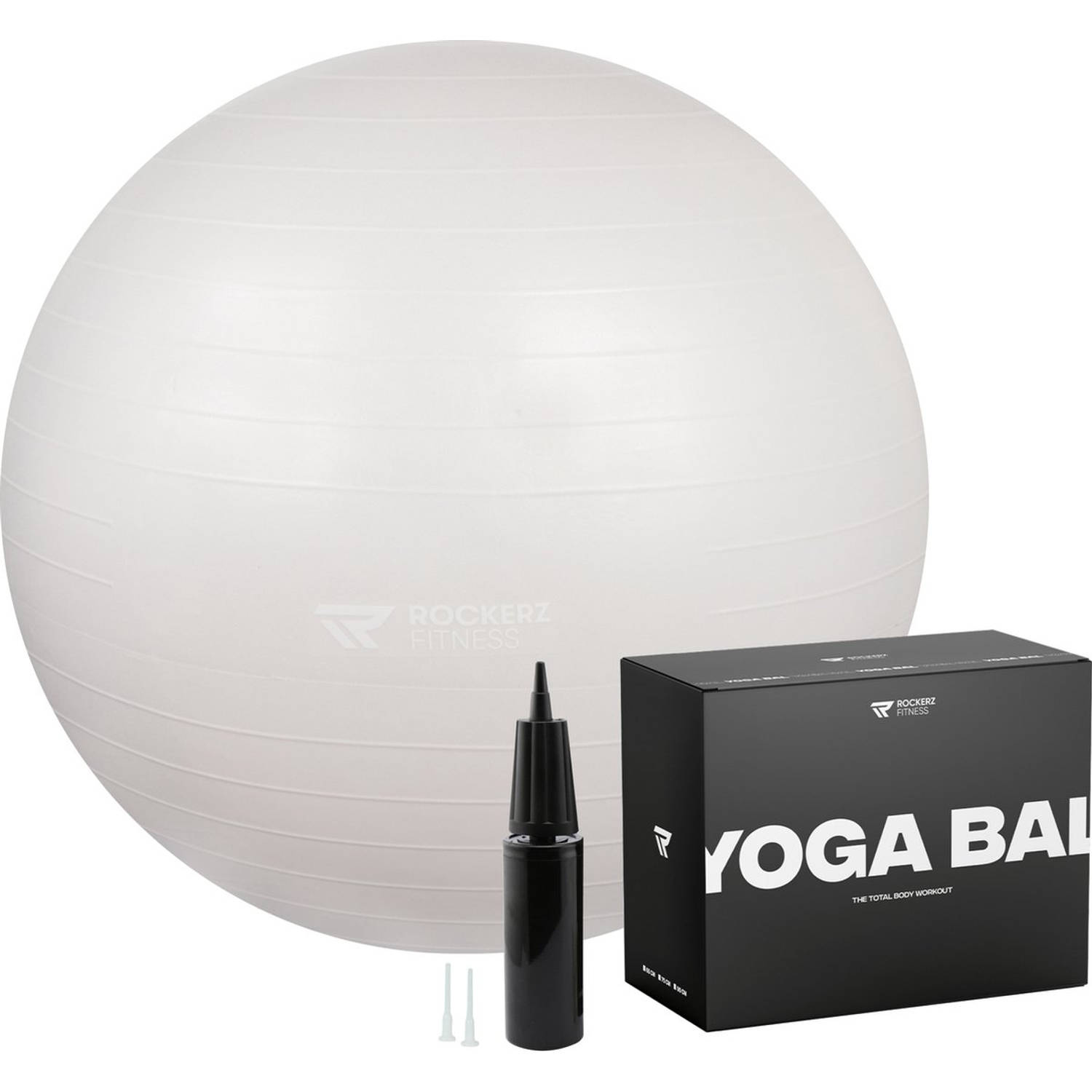 mate bezig Spectaculair Rockerz Fitness® - Yoga bal inclusief pomp - Pilates bal - Fitness bal -  Zwangerschapsbal - 65 cm - kleur: Parelmoer | Blokker
