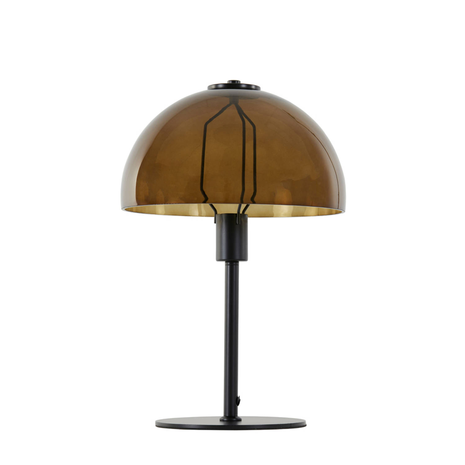 & Living - Tafellamp MELLAN - 30x30x45cm - Bruin | Blokker