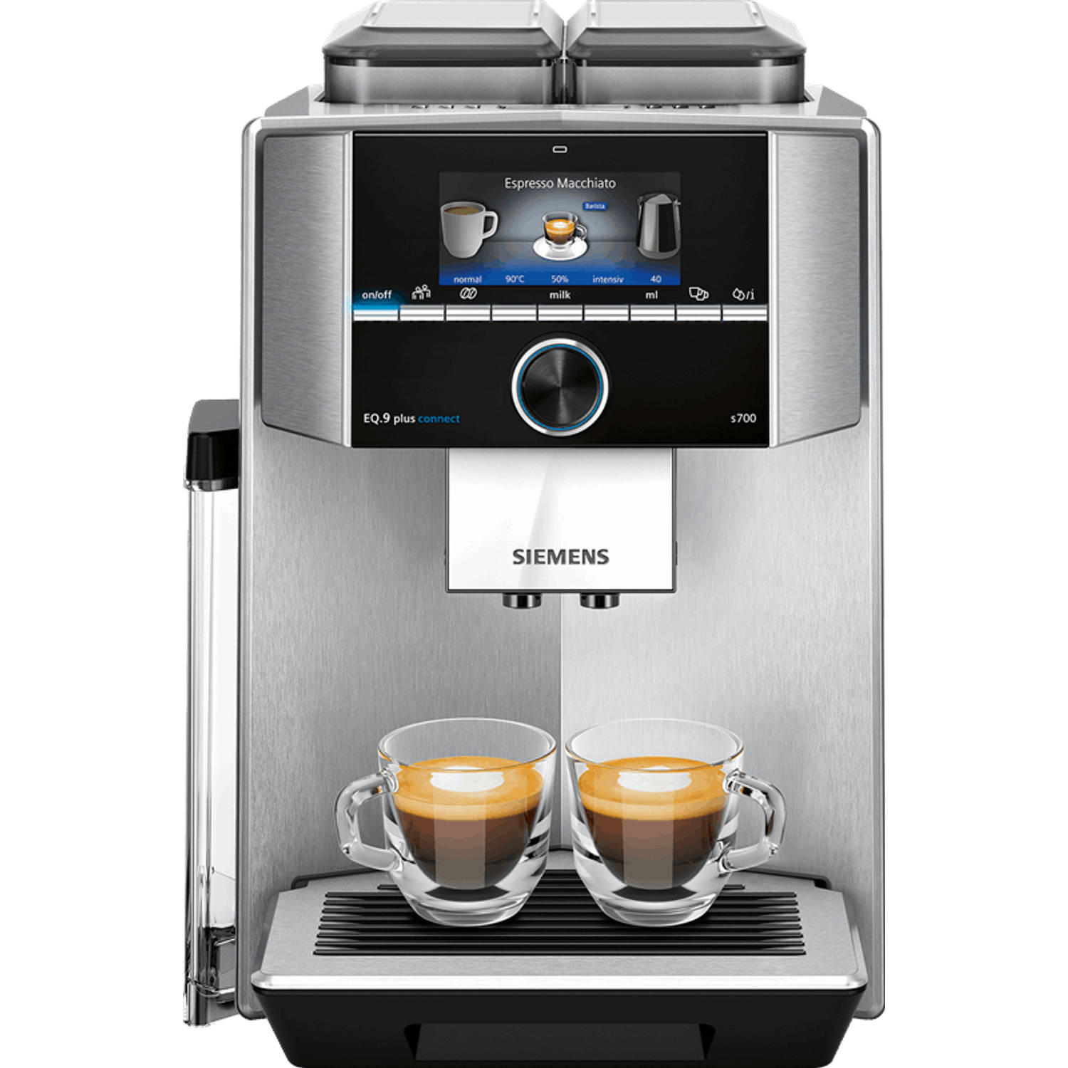 Siemens TI9578X1DE Koffievolautomaat RVS, Zwart