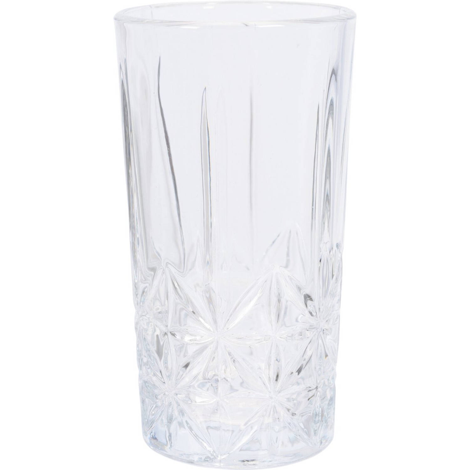 Jap Kristallen Longdrinkglazen Set Van 4 260ml Drinkglas Transparant