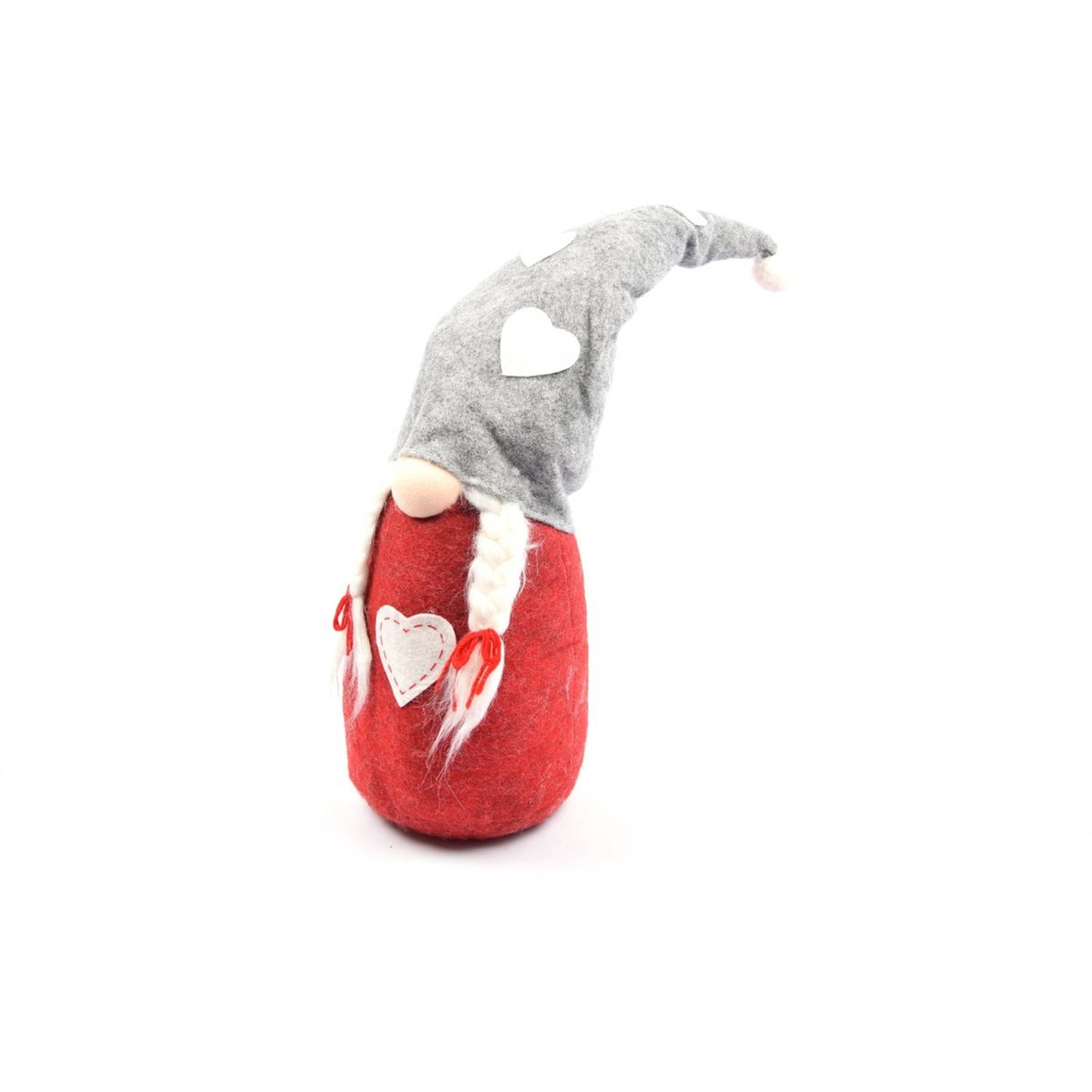 Handgemaakte - Zweedse - Gnome - Kerstman - Pluche Pop - Character - zacht speelgoed - voor het ophangen - van Kerstmis