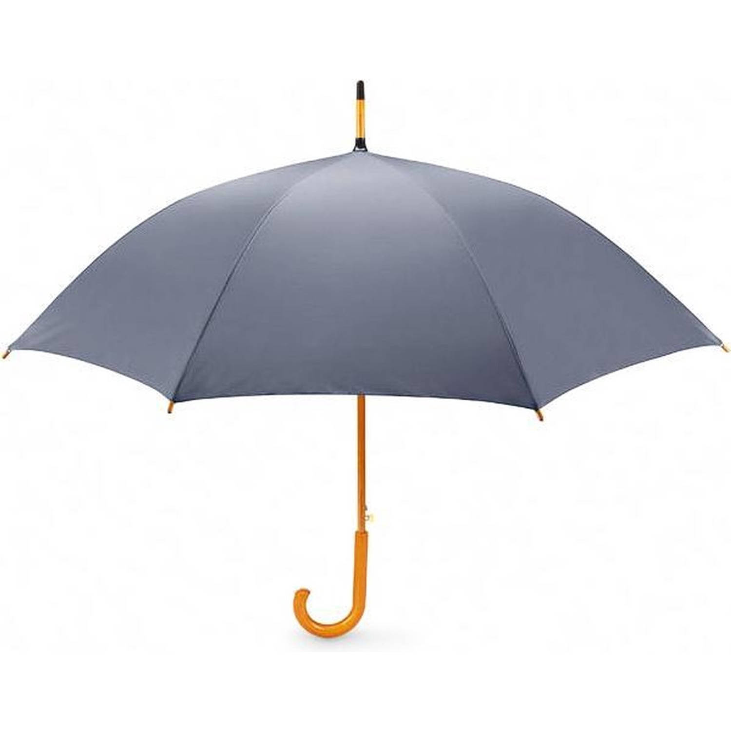 Net zo Vlucht catalogus Paraplu met houten handvat - paraplu's - Houten Paraplu - Kwaliteit paraplu  Grijs | Blokker
