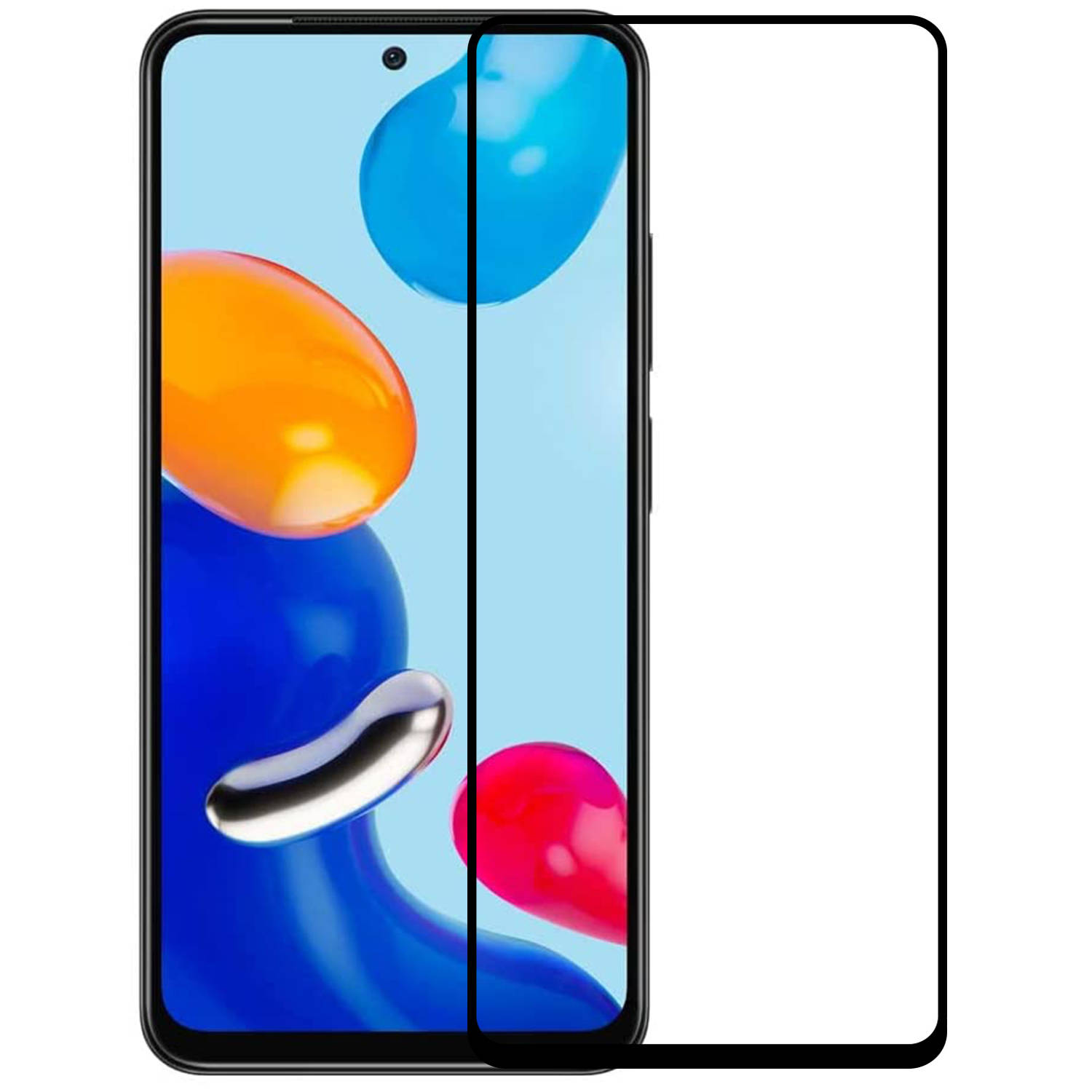 Xiaomi Redmi Note 11 Pro Screenprotector Tempered Glass Full Cover - Xiaomi Redmi Note 11 Pro Beschermglas Screen Protector Glas