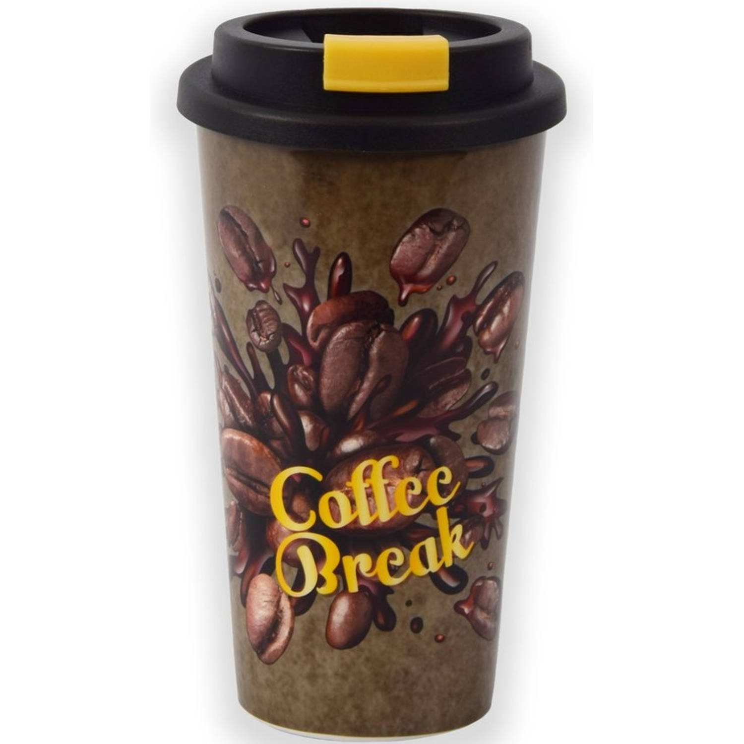 magnifiek condoom riem Travel Mug - 450 ml - Koffiebeker to go - Mok koffie of thee - Reisbeker,  koffiebeker - coffee to go beker - CRUISING | Blokker