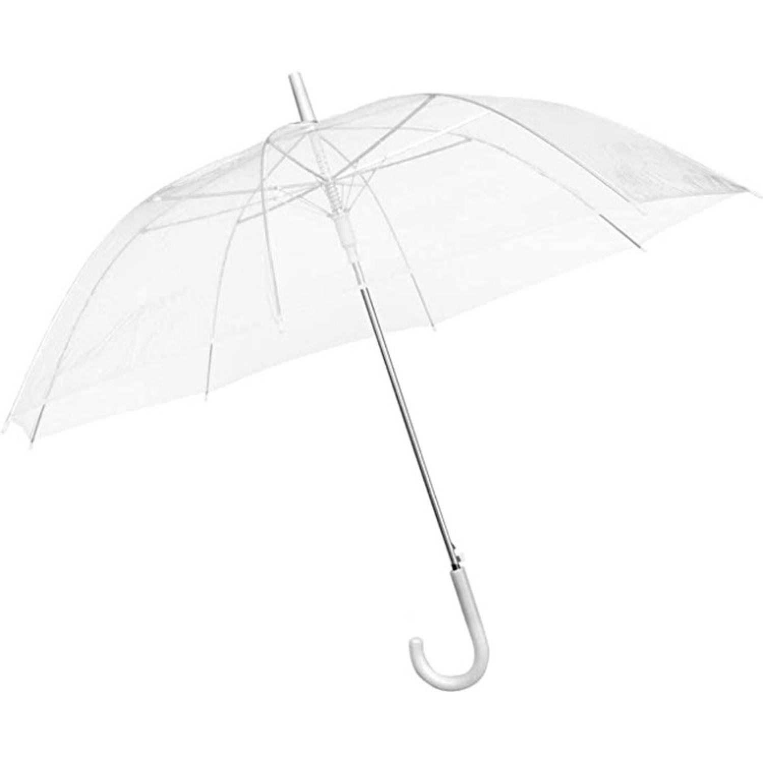 Paraplu transparant - doorzichtige - paraplu - transparante paraplu - paraplu | Blokker