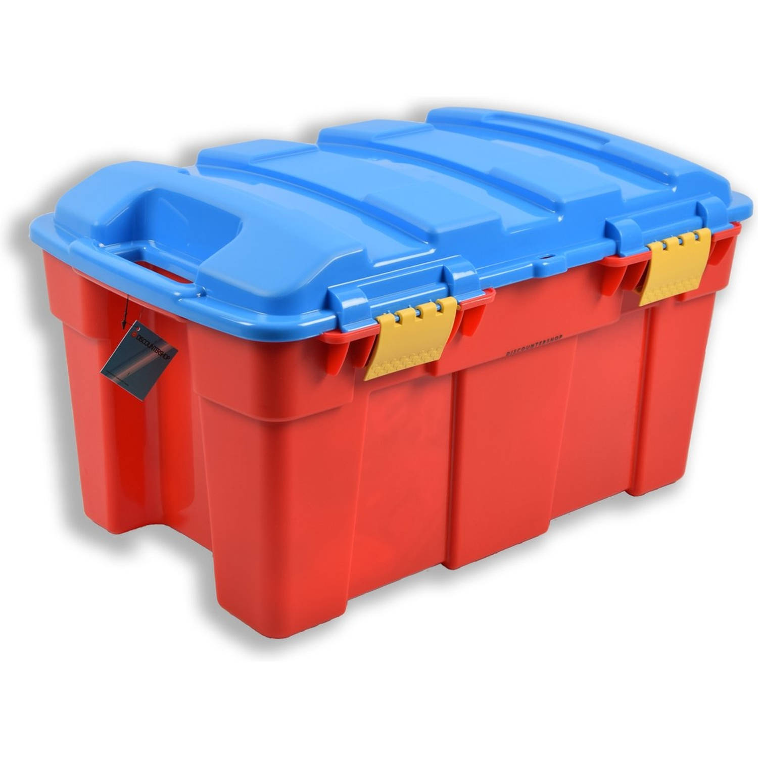 Vervoer Vochtig Lenen Stevige opberger 40 L Rood & Blauw opbergbox kofferbak kinderspeelgoed  gereedschap lego Boeken Opbergdoos | Blokker