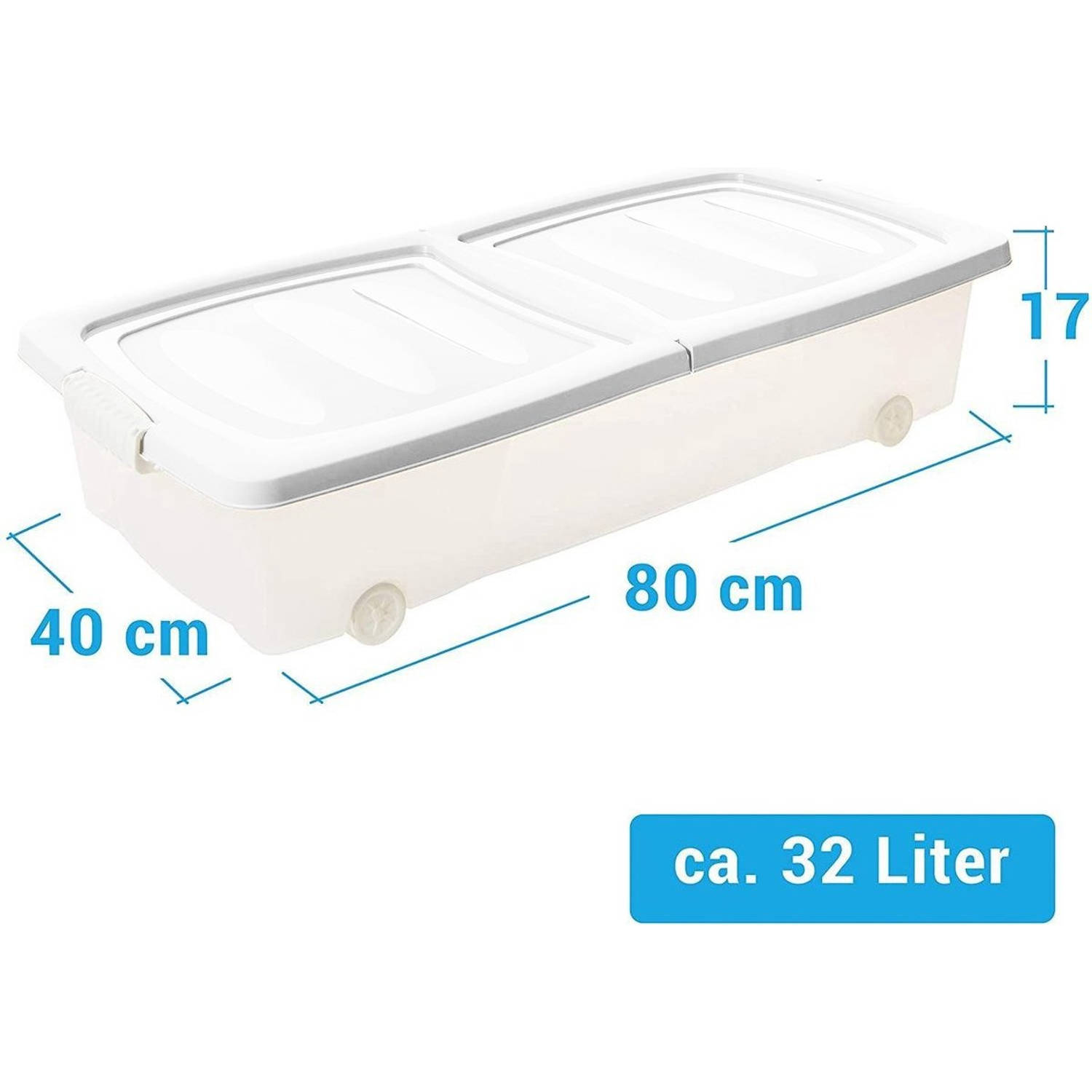 Opbergbox - onderbedbox - Onderbedbox 32 liter