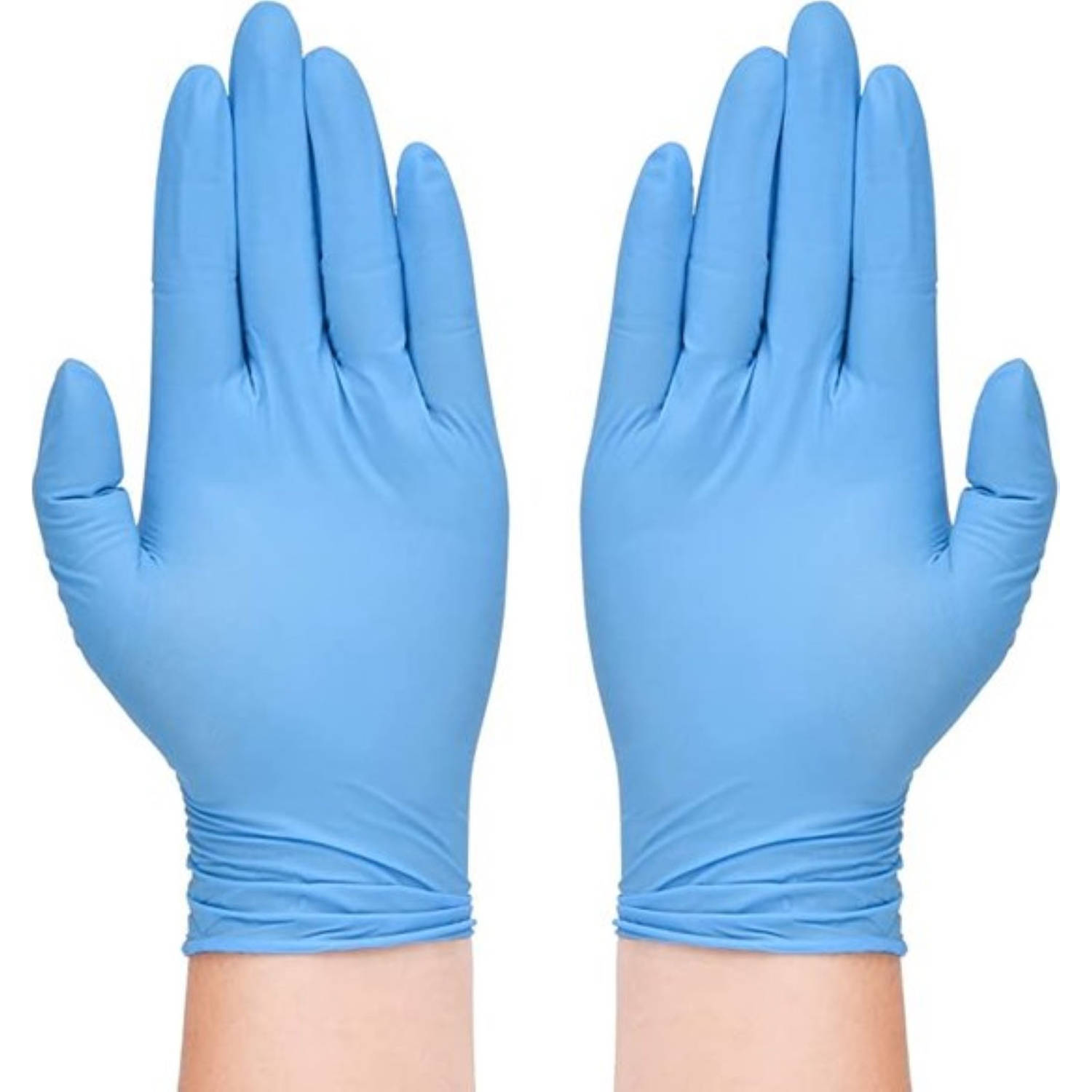 Dierbare Net zo Slapen Wegwerp handschoenen blauw 200 stuks - Nitril handschoenen - Poedervrij -  Blauw - maat S - Nitrile 200 stuks | Blokker