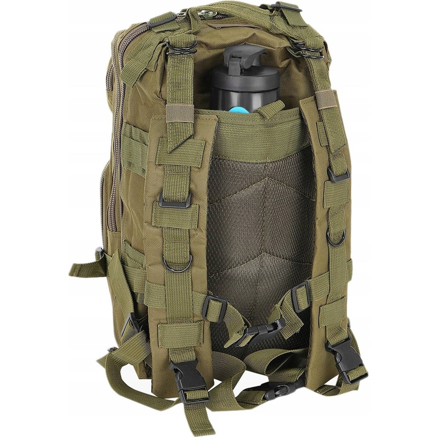 Tactical Backpack 30 l Tactische rugzak sport - school - Marine groen - Assault Molle Large - | Blokker