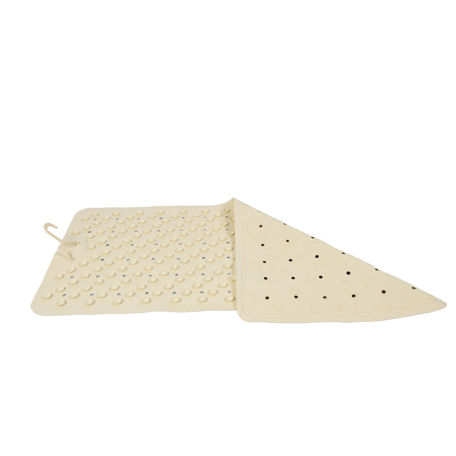 Badmat Crème - 76 x 36 cm - antislip mat - voor bad en douche Rubberen Antislip Douchemat - 36x76 cm Kwaliteit Crème