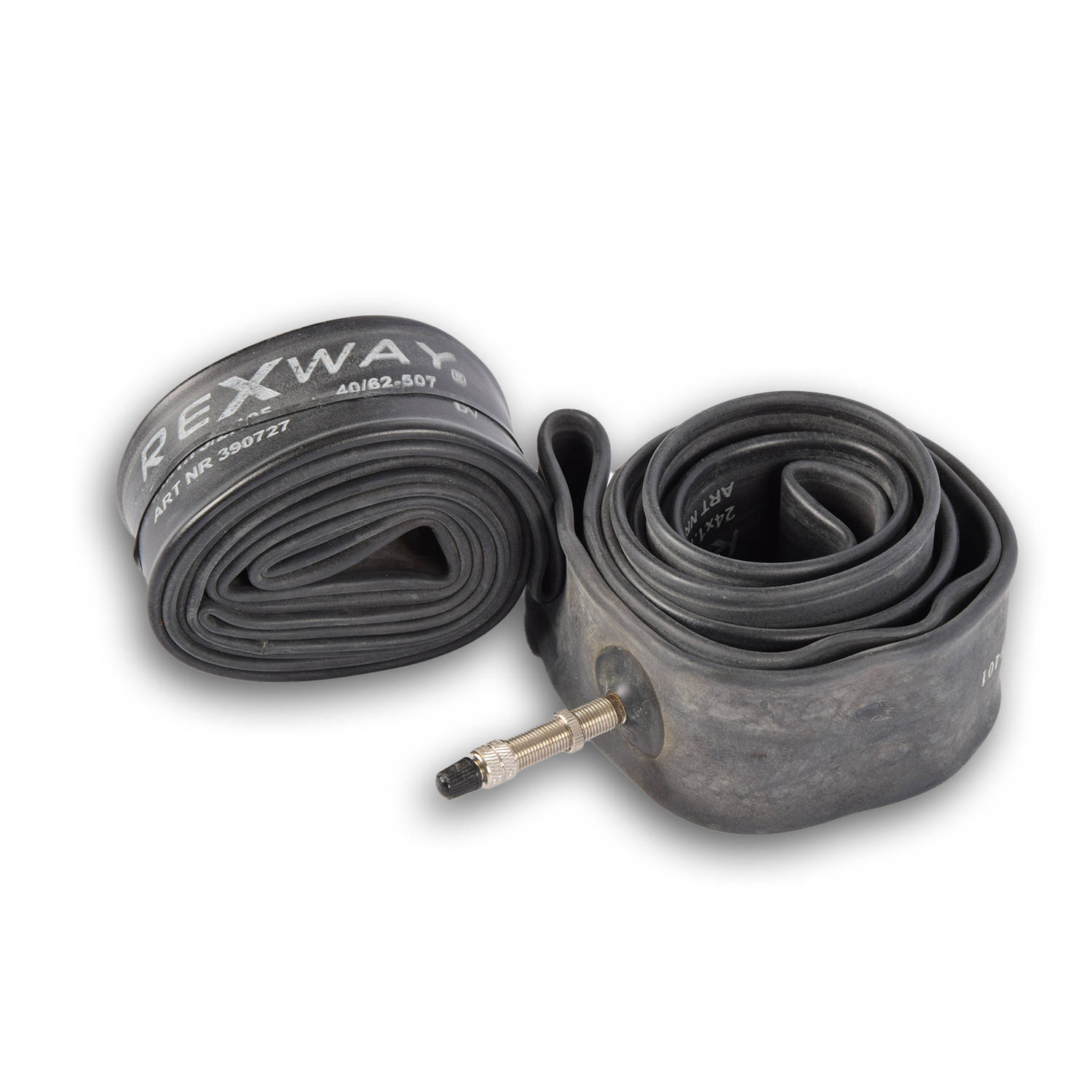 2x Binnenband 24 Inch (40-62-507) Dv 40 Mm Zwart Fietsbinnenband 24 Inch, Breed, Dunlop-ventiel, Lek