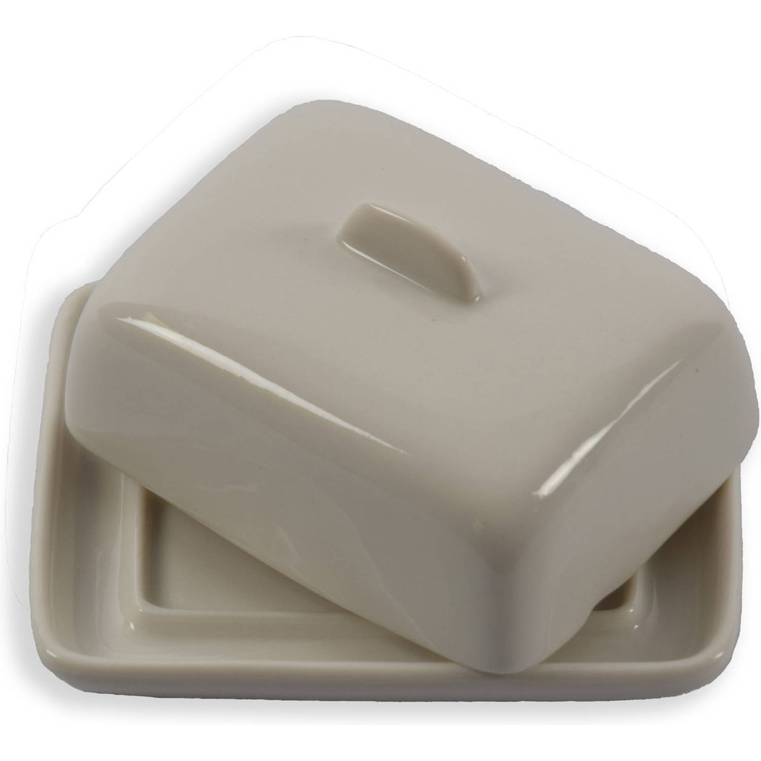 Dij Perseus stroom Mini (kruiden)boter -keramiek - klein boterklokje in wit botervloot -  botervloot met deksel - botervloot porselein 8 x | Blokker