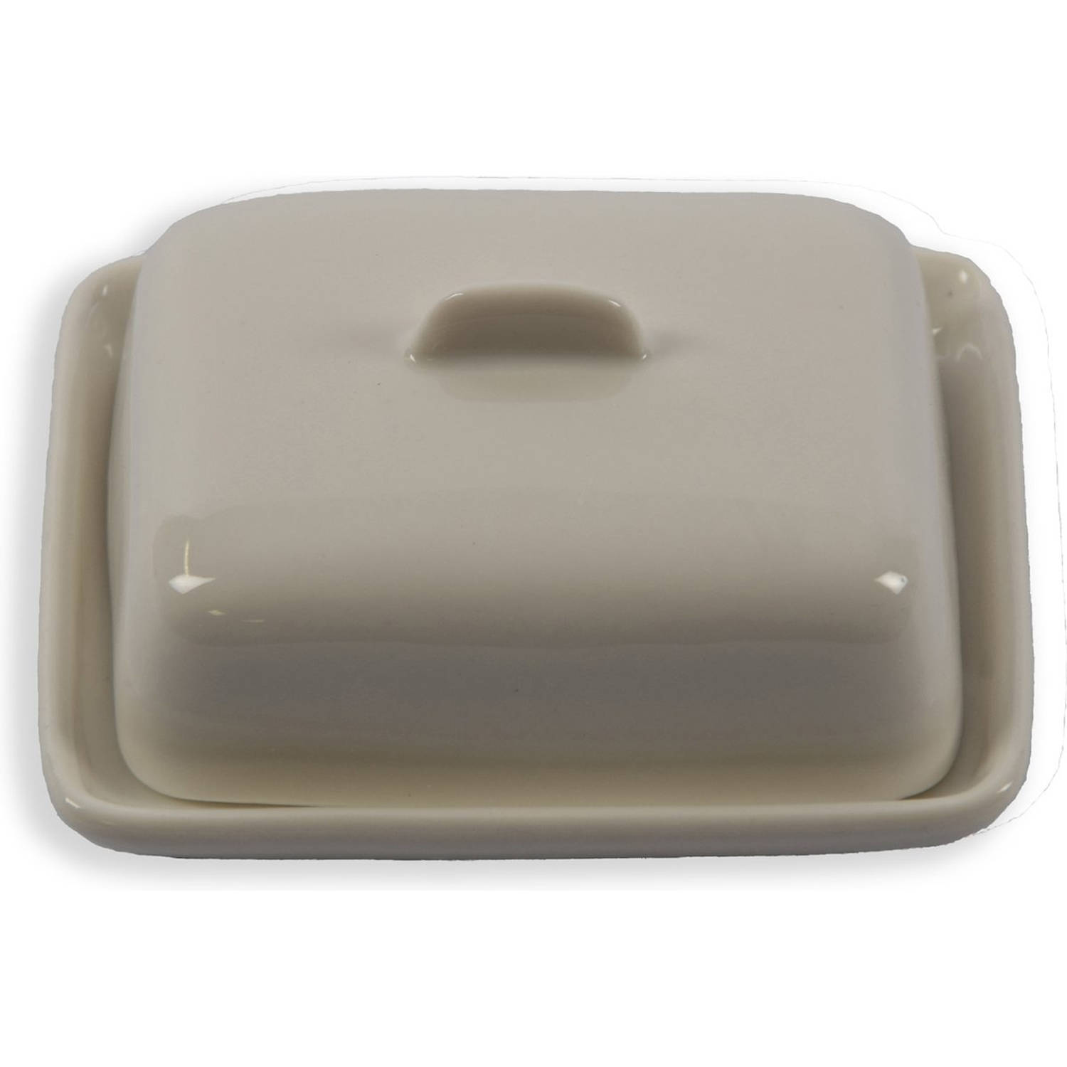 Dij Perseus stroom Mini (kruiden)boter -keramiek - klein boterklokje in wit botervloot -  botervloot met deksel - botervloot porselein 8 x | Blokker