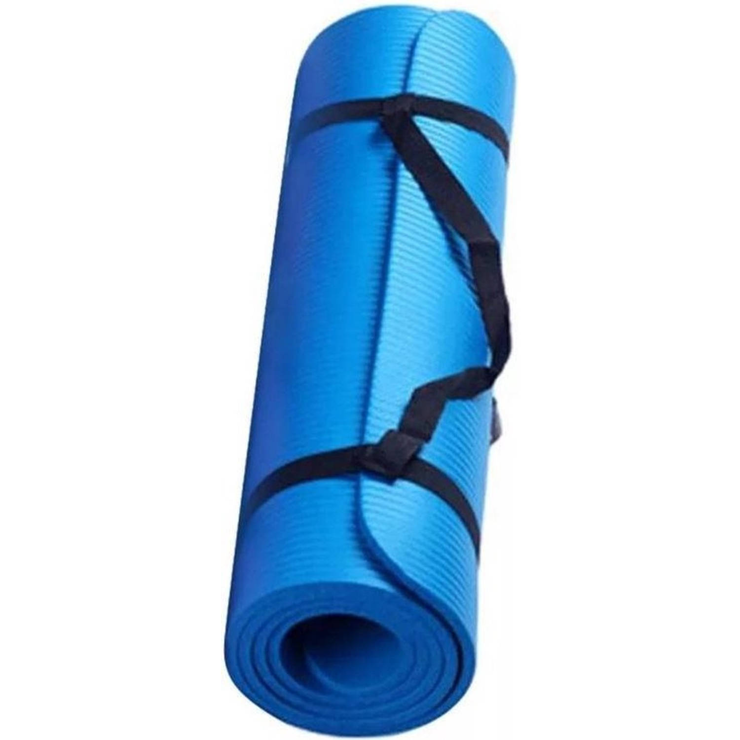 Universele Yogamat - Roze - 173 x 58 x 0.7 cm - Fitnessmat - Yogamat - Lichtblauw