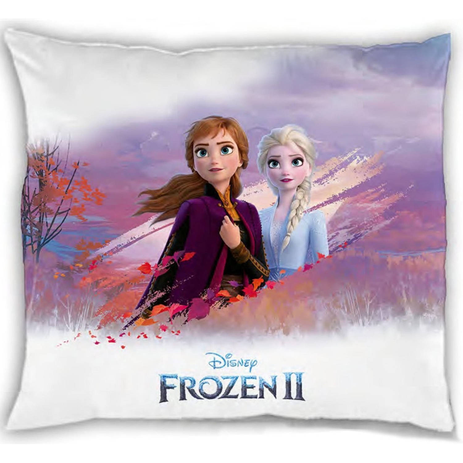 Disney Frozen V2 - kussen 35 x 35 cm Elsa en Anna - Frozen 2 Disney kussen - Frozen kussen - Frozen Disney.