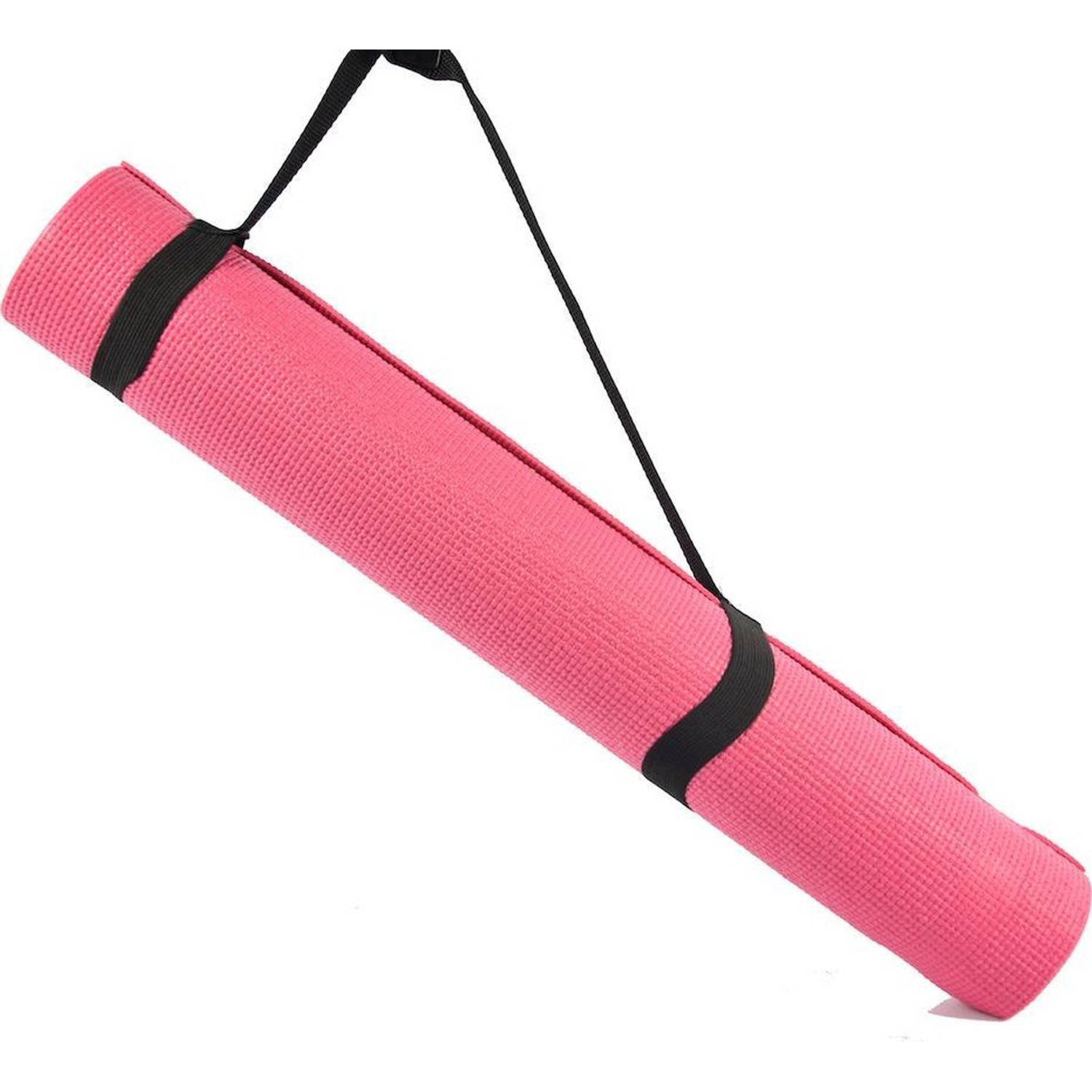 Yoga Mat roze - Fitnessmat - Yogamat - 172 x 61 x 0,4 cm