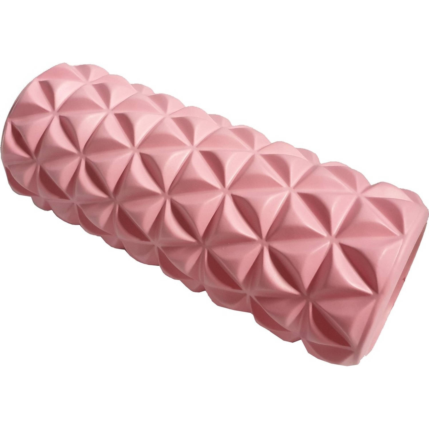 Massageroller Massage Roller Foam Roller Fitness Sport Trigger Point Massage Yoga 14,5 x 33 cm Roze -