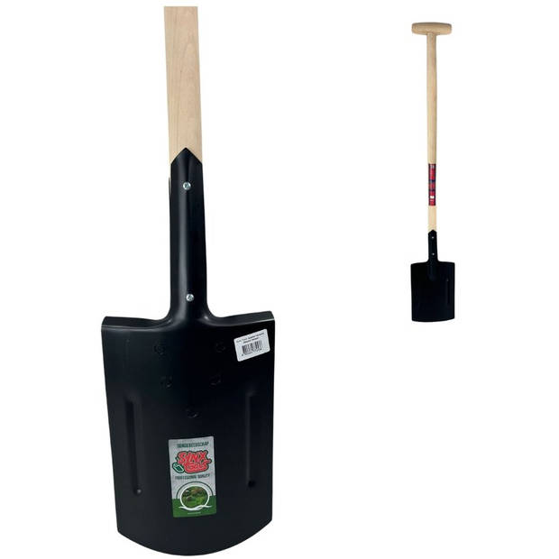 Synx Tools Spades Versterkt Gelaste Metalen - Met Opstapje - Spade - Bodembewerkers - Met Steel 110cm