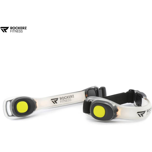 Rockerz Fitness® - Hardloop verlichting - Hardloop lampjes incl batterijen - Water resistant - Geel