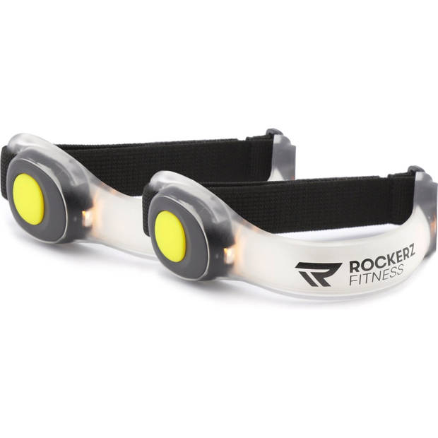 Rockerz Fitness® - Hardloop verlichting - Hardloop lampjes incl batterijen - Water resistant - Geel