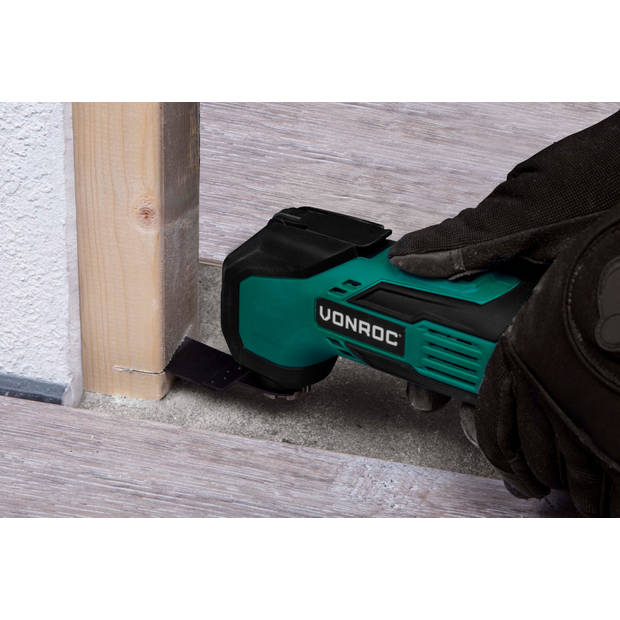 VONROC Oscillerende multitool 20V Incl. 2x 2.0Ah accu's en sneloplader