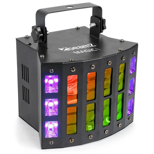 BeamZ Magic1 3-in-1 lichteffect met LED Derby, Blacklight en Stroboscoop