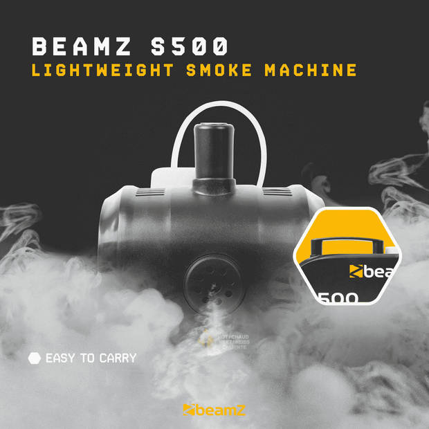 Feestverlichting - BeamZ Party pack S met Jelly Ball lichteffect en 500W rookmachine met ruim 2 liter rookvloeistof