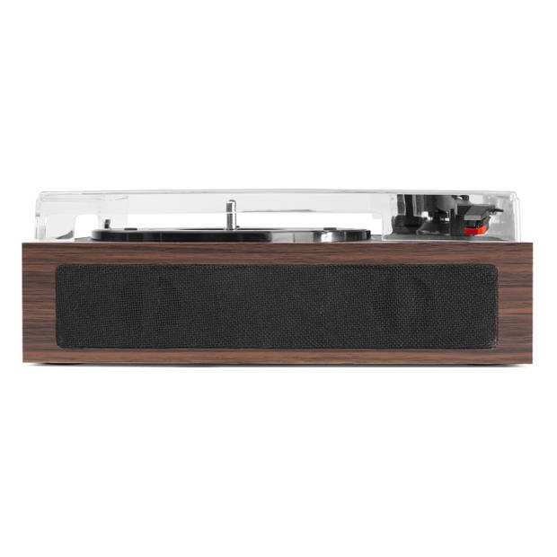 Platenspeler met Ingebouwde Speakers en Bluetooth - Fenton RP170D - Met Platenkoffer - Darkwood