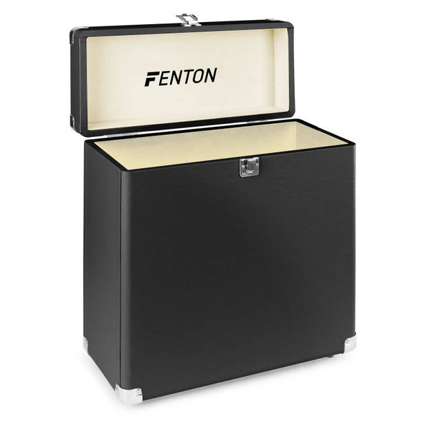 Platenspeler Bluetooth en USB met Ingebouwde Speakers - Fenton RP115C - Retro - Zwart