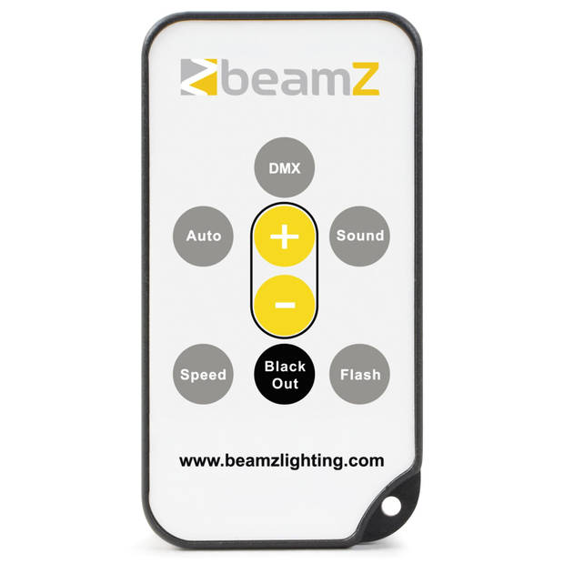 Discolamp - BeamZ StrobeMoon - 2x LED moonflower en LED stroboscoop in één - Incl. afstandsbediening