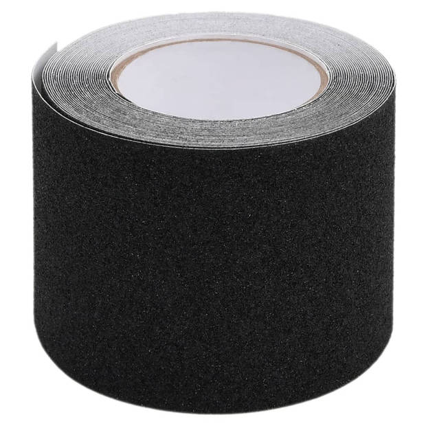 vidaXL Anti-sliptape 0,1x10 m PVC zwart