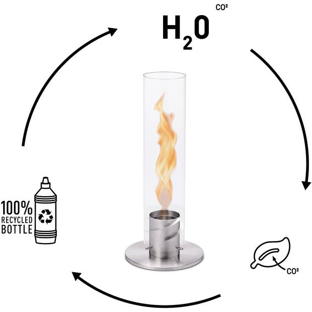 Höfats - Spin Tafelvuur Bio-ethanol Brandstoffles 1 Liter - Olie - Transparant