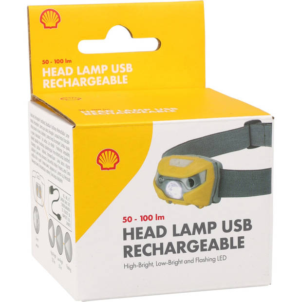 Shell Hoofdlamp - LED - Oplaadbaar
