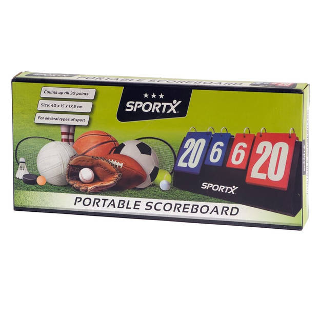 SportX Scorebord met knoopsluiting