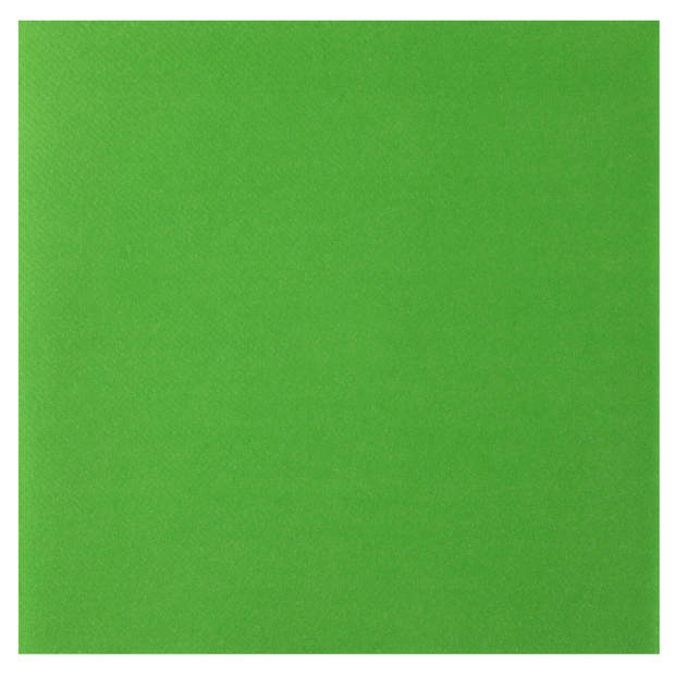 Santex feest servetten fel groen - 100x stuks - 40 x 40 cm - Feestservetten