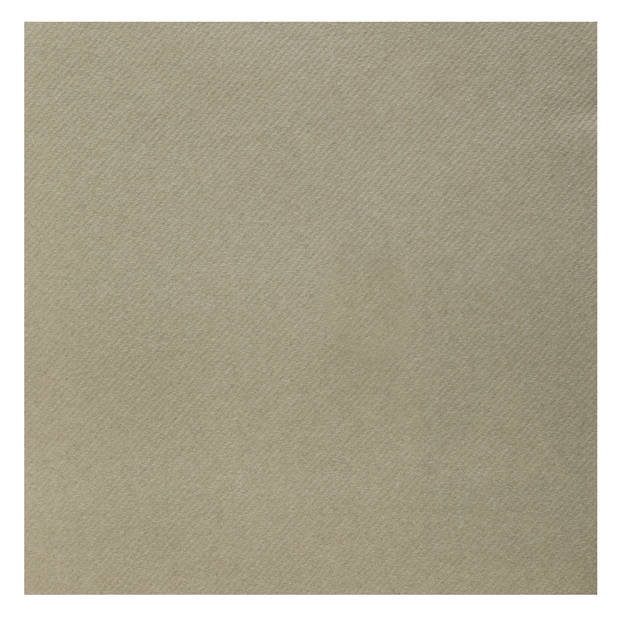 Santex feest servetten taupe/beige - 20x stuks - 40 x 40 cm - Feestservetten