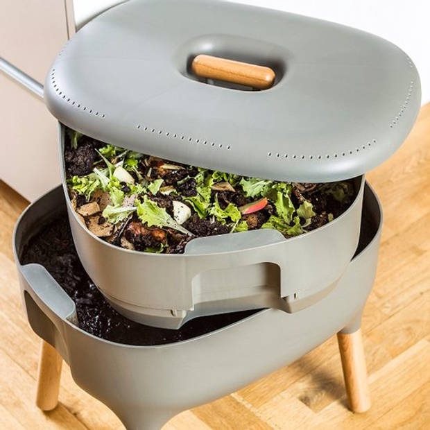 Wormenbak, worm composter Ivoor