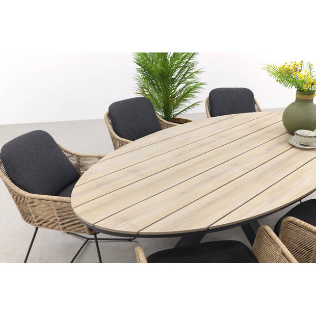 Taste Belmond / GI Edison 220x115 cm. - ovale tuinset