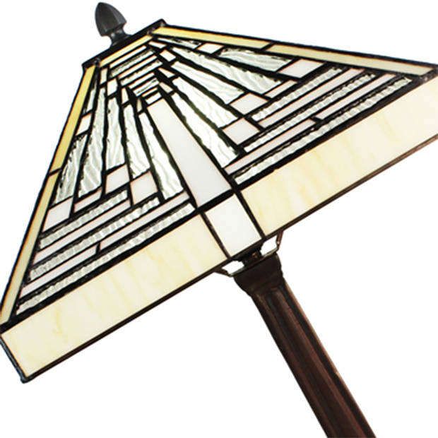 HAES DECO - Tiffany Tafellamp 31x31x48 cm Fitting E27 / Lamp max 1x60W