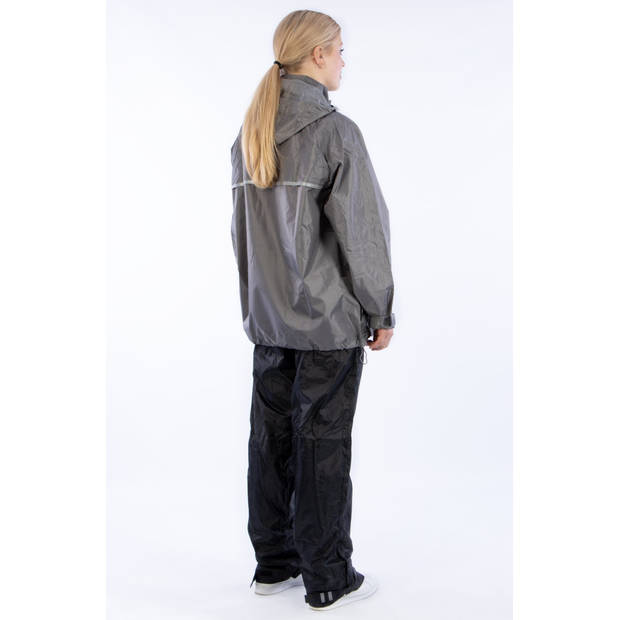 Ralka REGENPAK SENIOR UNISEX GRIJS/ZWART MAAT XXL