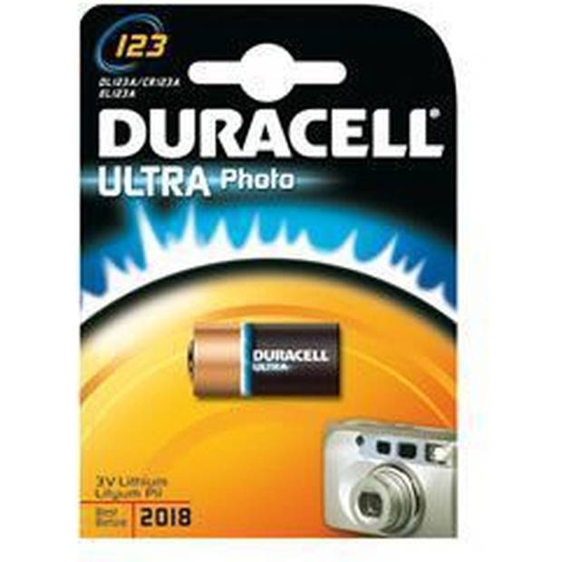 Duracell Ultra Photo CR123A 3V Batterijen - 1 stuk