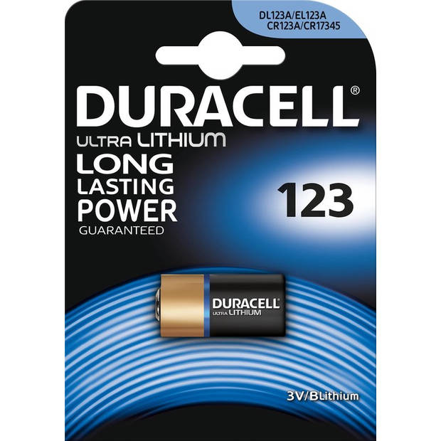 Duracell Ultra Photo CR123A 3V Batterijen - 1 stuk