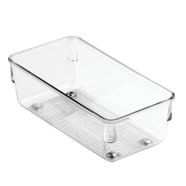 iDesign - Lade Organizer, 7.6 x 16.3 x 5.1 cm, Kunststof, Transparant - iDesign Linus