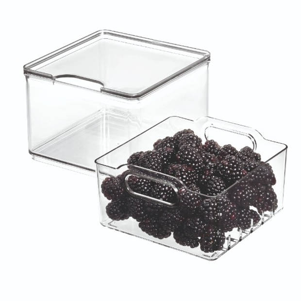 iDesign - Opbergbox voor Fruit, Klein, 15.2 x 15.2 x 10.7 cm, Kunststof – iDesign The Home Edit